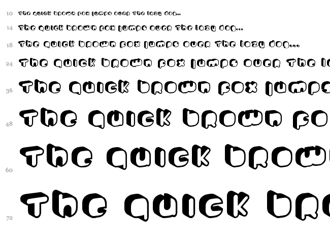 Johanneke font waterfall